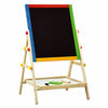 Wooden 2 in 1 Kids Easel Chalk Drawing Board Blackboard and Whiteboard Children