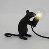 Retro Rat Table Lamp Mouse Desk Light Bedside Resin Mice Lamp & UK Plug