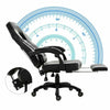 Racing Gaming Chairs with Footrest Office Computer Desk Chair Swivel Car Leather