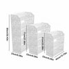 Cabinet White 3/4/5 Tiers Shoe Rack Storage Shelf Display Stand Organiser Unit