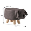 Large luxury animal footstool Ottoman cushion stool rest cushion seat sofa chair