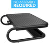 Computer Monitor Stand Screen Riser Desktop PC Desk Printer Laptop iMac TV Black