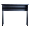 Wooden Computer Desk Black Home Office Space Saving Workstation Study Table