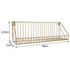 Metal Wire Wall Shelf Hexagon / Round Wall Floating Shelf Display Storage Rack