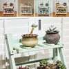 2 Tier Flower Plant Pot Stand Folding Display Ladder Shelf Garden Storage Rack