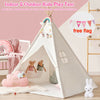 Cotton Canvas Kids Teepee Tent Children Wigwam Indoor Outdoor Play House Large
