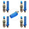 4x25mm 5 Meter Ratchet Straps Tie Down 800KG Claw Lorry Strap Lashing Polyester