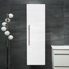 Bathroom White Hanging Toilet Cabinet Wood Makeup Storage Shelf Bedroom Cupboard