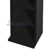 DVD Storage Tower Rack CD unit shelf organizer archieve wood black White