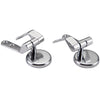 A Pair Replacement Closestool Toilet Seat Mountings Chrome With Fittings UK