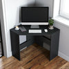 Corner Computer Table Home Office Study Workstation Furniture Black/White Desk
