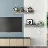 Wall Shelves 2 pcs Concrete Grey 80x11.5x18 cm Chipboard Living Room Hot Sale