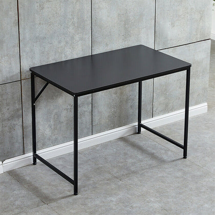 Black Computer Desk Study PC Table Writing Gaming Table Workstation Office Home
