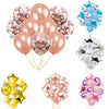 14pcs Latex Foil Star Helium Confetti Balloons Kids Birthday Party Wedding Decor