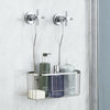 Stainless Steel Hanging Shower Mixer Caddy Bathroom Storage Basket Organiser