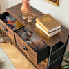 6 Drawers Dresser Organizer 2-Tier Fabric Storage Organizer Chest of Drawers