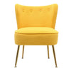 Scallop Back Armchair Lotus Petal Tub Seat Lounge Occasional Accent Sofa Chair