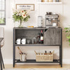 Farmhouse Sideboard Kitchen Buffet with Adjustable Shelves Cabinet Storage