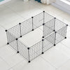 12Pcs Small Pet Pen Bunny Cage Dogs Playpen Fence Puppy Guinea Pig Bunny DIY New