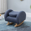 Kids Wooden Rocking Chair Sofa Foldable Backrest Armchair Toddler Rocker Chair