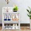 3/4/5 Tiers Shoe Rack Storage Shelf Display Stand Organiser Unit Cabinet White