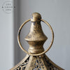 Brass Effect Moroccan Style Metal Lanterns Small Medium Large
