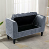 Large Chesterfield Storage Ottoman Bench Box Widnow Seat Stool Bedroom Footstool
