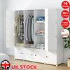 16 Cube Plastic Storage Wardrobe Clothes Organizer Closet Cupboard Shoe Cabinet