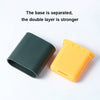 Silicone Toilet Brush With Holder Soft TPR Bathroom Set Cleaning Brush Full Set