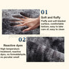 Rugs 160x230CM Gradient Color Carpet Nordic Simple Long Hair Carpet Sof