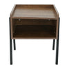 Vintage Bedside End Table Cupboard Sofa Bed Side Desk Nightstand Storage Shelf
