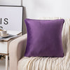New Plain Luxury French Velvet Cushion Cover/Filled Cushions Piped Edges 18"/24"