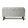 Large Ottoman Storage Chest. Seat & Storage Bench for Bedroom Toy Box, Pouffe