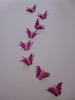 20 3d PEARLESCENT BUTTERFLY TOPPER WALL DECORATION DECOR STICKERS GIRLS ROOM cur