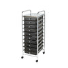 Storage Trolley On Wheels. 4 10 15 Drawers Home Office Salon Paper Organiser