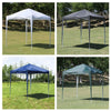 2X2m 3X3m Pop-up Gazebo Waterproof Marquee Canopy Sun Shade Without Sides