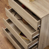Modern Oak Chest of Drawers 4 Draws Bedroom Furniture Hallway Nightstand Cabinet