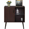 Industrial Storage Sideboard Small Rustic Cabinet Vintage Metal Console Table