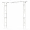 82" Outdoor Metal Garden Arch Gothic Arbor Garden Trellis Climbing Plant Growing