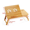 Portable Laptop Stand Lazy Lap Sofa Bed PC Notebook Adjustable Desk Table Tray