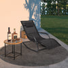 Mondeer Rocking Lounger Chair Zero Gravity Rocker Patio Garden Recliner Black