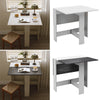 Modern Narrow Kitchen Breakfast Wooden Dining Table Folding Desk Drop Leaf Table