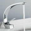 Modern Bathroom Basin Sink Mixer Taps Mono Waterfall Tap Cloakroom Faucet Brass