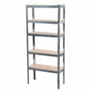 5 TIER HEAVY DUTY BOLTLESS METAL SHELVING SHELVES STORAGE SHELF GARAGE HOME
