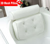 Premium Waterproof Mesh Neck Back Pillow Comfortable Bath Spa Suction Cushion UK
