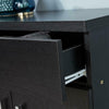 Shoe Cabinet Storage Hallway Furniture Cupboard Black Oak Footwear Organiser