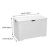 Large White Wooden Toy Box Children's Storage Chest Nursery Kid's Bedroom Unit