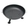 Round Fire Pit 3 Legs Patio Garden Bowl Outdoor Camping Patio Heater Log Burner