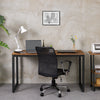 HOOBRO Computer Desk Large Office Desk 140 x 60 x 76 cm Writing Desk Workstation