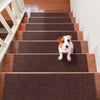 Stair Treads Indoor Stairs Carpet 8" x 30" 15 pcs Stair Rugs Mats Gray